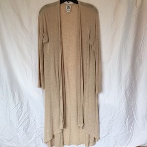 Long duster cardigan